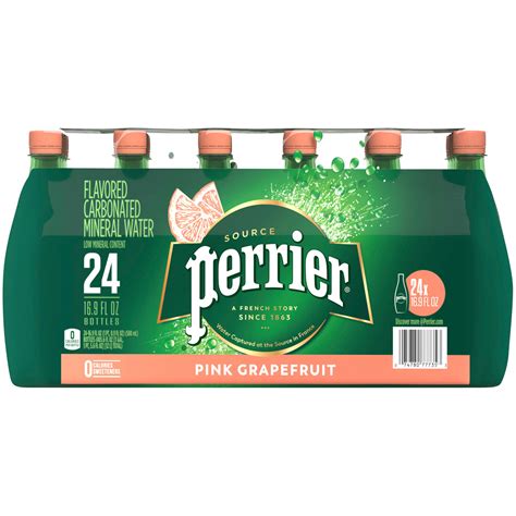 Perrier Sparkling Water Pink Grapefruit logo