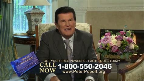 Peter Popoff Ministries Miracle Spring Water TV Spot, 'Miracle Debt Cancellation'