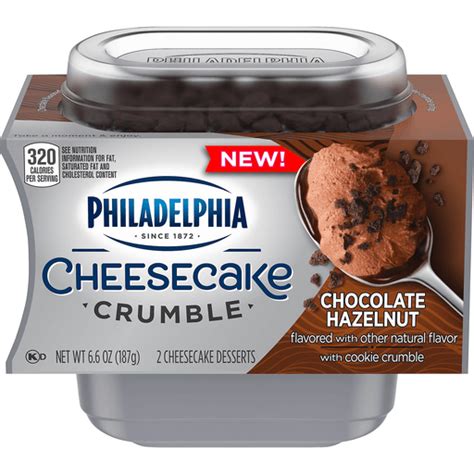 Philadelphia Chocolate Hazelnut Cheesecake Crumble tv commercials