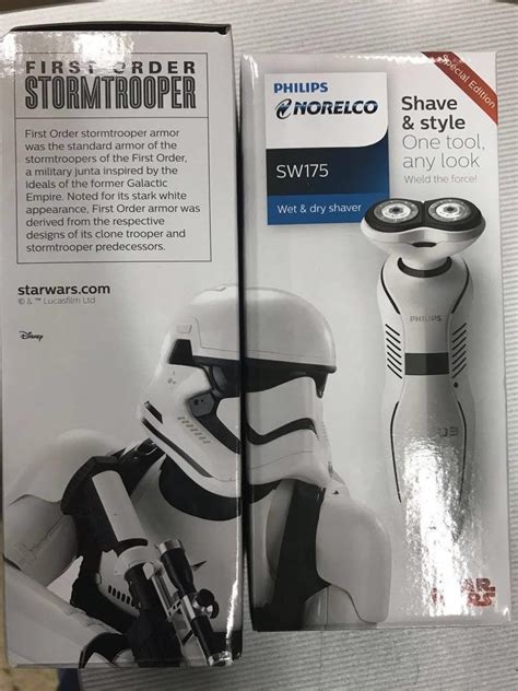 Philips Norelco Star Wars Special Edition Stormtrooper Electric Shaver logo