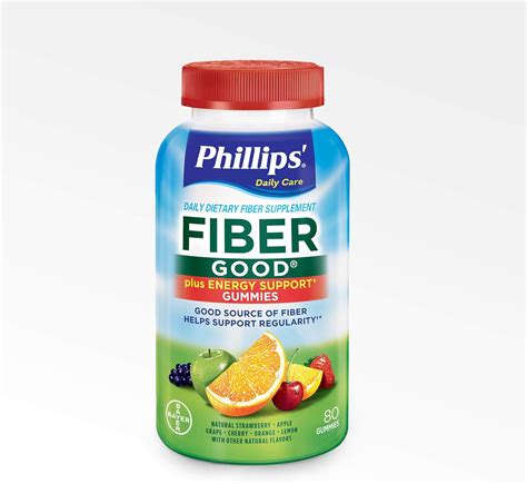 Phillips Relief Fiber Good Gummies Plus Energy Support logo