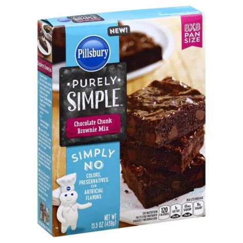 Pillsbury Purely Simple Chocolate Chunk Brownies logo