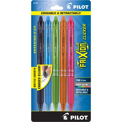 Pilot Pen FriXion Clicker Erasable Pens tv commercials