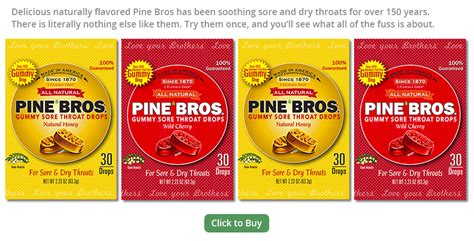 Pine Brothers Natural Honey tv commercials