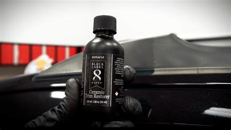 Pinnacle Waxes and Polishes Black Label Ceramic Trim Restorer logo