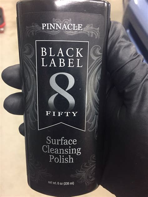 Pinnacle Waxes and Polishes Black Label Diamond Paint Sealant logo