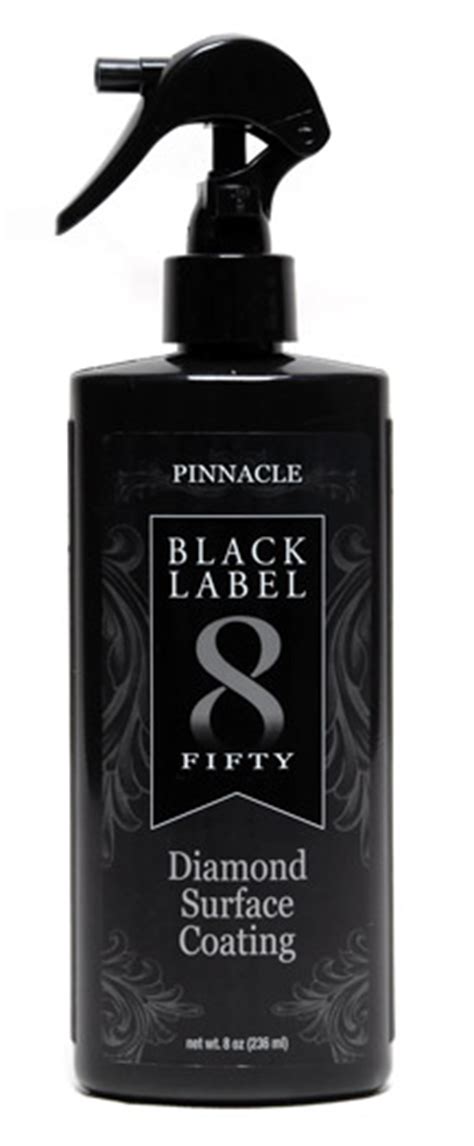 Pinnacle Waxes and Polishes Black Label Diamond Surface Prep Spray logo