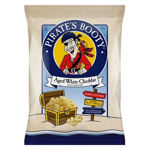Pirate Brands Pirate's Booty Aged White Cheddar logo
