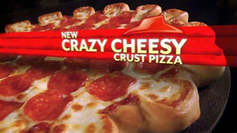 Pizza Hut Crazy Cheesy Crust Pizza TV commercial