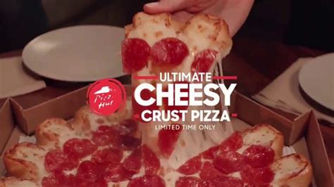 Pizza Hut Ultimate Cheesy Crust Pizza TV commercial - Loaded With Cheese