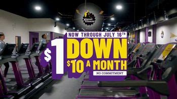 Planet Fitness TV commercial - $1 Down No Commitment