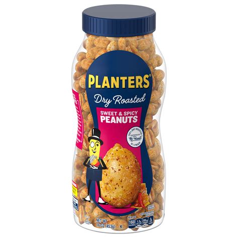 Planters Dry Roasted Sweet & Spicy Peanuts