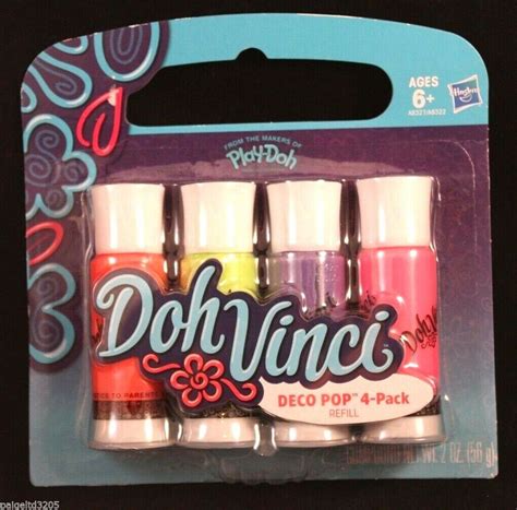 Play-Doh Doh Vinci Deco Pop 4-Pack logo