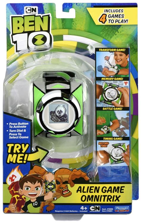 Playmates Toys Ben 10 Alien Game Omnitrix logo