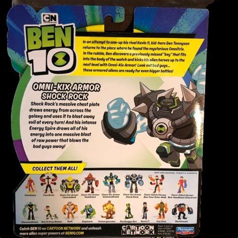 Playmates Toys Ben 10 Omni-Kix Armor Shock Rock tv commercials