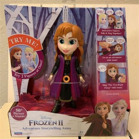 Playmates Toys Frozen II Adventure Storytelling Anna logo