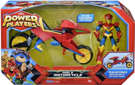 Playmates Toys Power Players Axel's Motorcycle with Figure logo