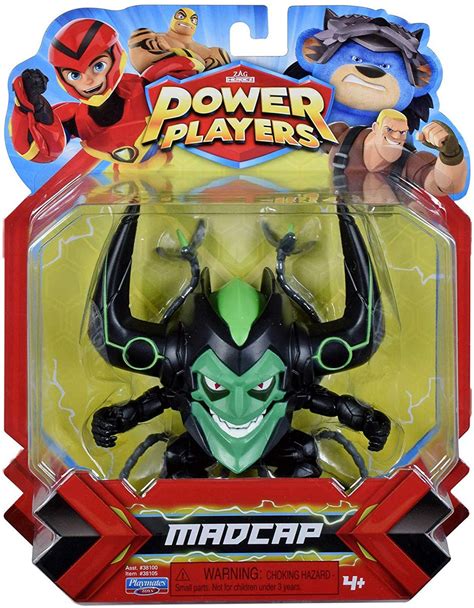 Playmates Toys Power Players Madcap Action Figure logo