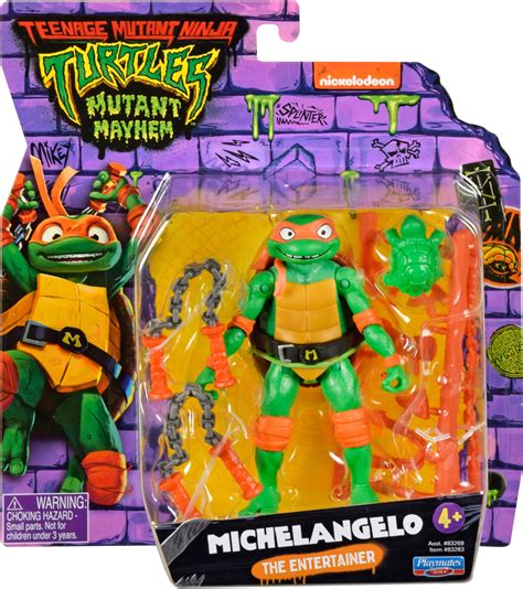 Playmates Toys Rise of the Teenage Mutant Ninja Turtles Michelangelo Figure tv commercials