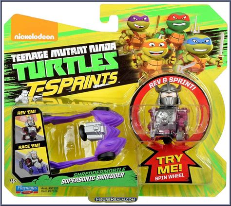 Playmates Toys T-Sprints Supersonic Shredder & Shreddermobile