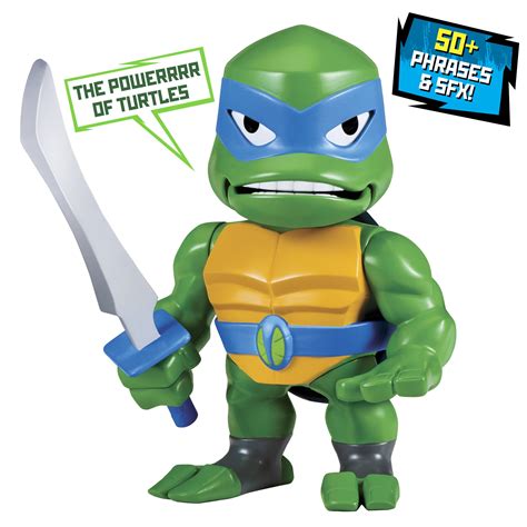 Playmates Toys The Rise of the Teenage Mutant Ninja Turtles Babble Heads Loud Mouth Leo tv commercials