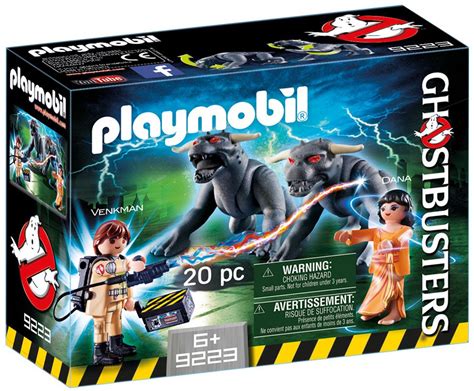 Playmobil Ghostbusters Venkman and Terror Dogs logo