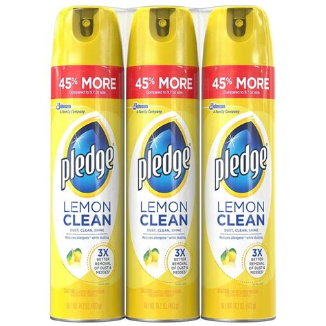 Pledge Lemon Clean logo