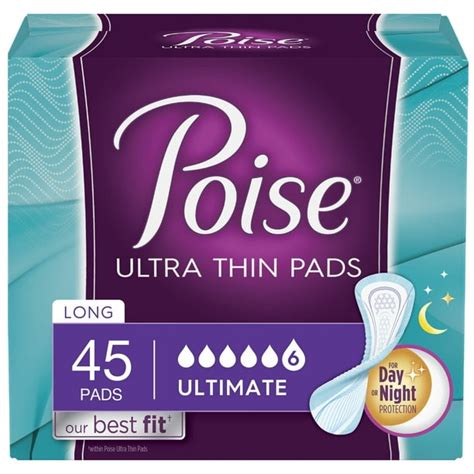 Poise Ultra Thin Pads logo
