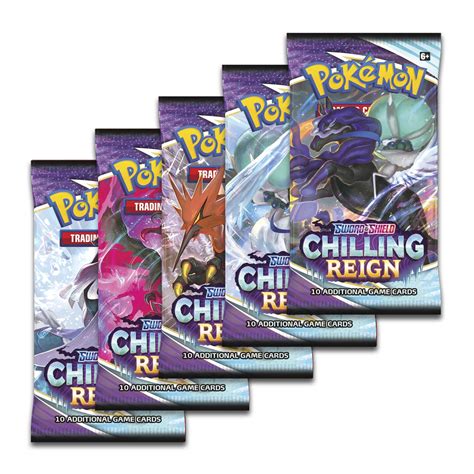 Pokemon Sword and Shield Chilling Reign Booster Pack logo