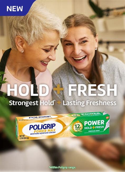 PoliGrip Hold and Fresh tv commercials