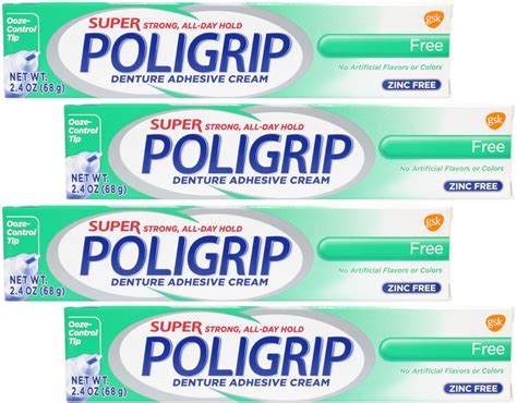 PoliGrip Super Free Denture Adhesive Cream tv commercials