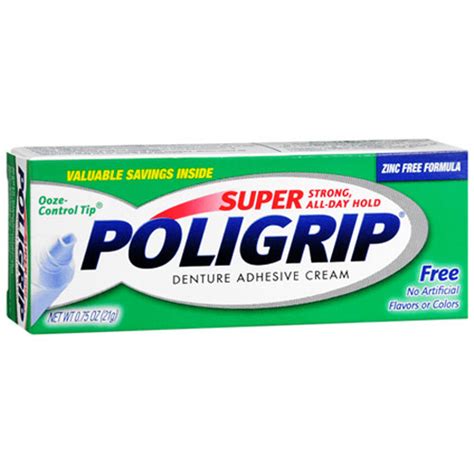 PoliGrip Super PoliGrip Denture Adhesive Cream logo