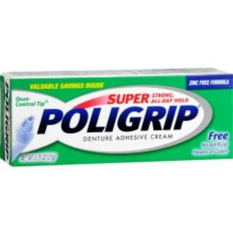 PoliGrip Super PoliGrip Denture Adhesive Cream logo