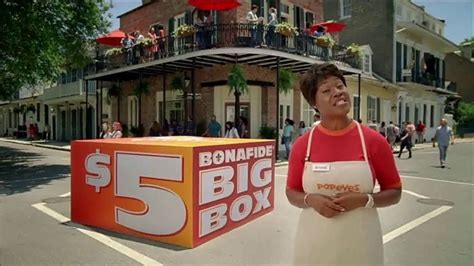 Popeyes $5 Bonafide Big Box TV commercial - Its Big