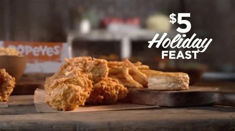 Popeyes $5 Holiday Feast