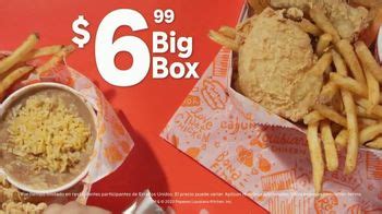 Popeyes $6.99 Big Box TV Spot, 'Bone-in chicken está en su punto'