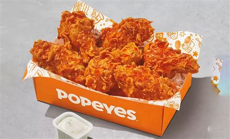 Popeyes 6-Piece Cajun Wings logo