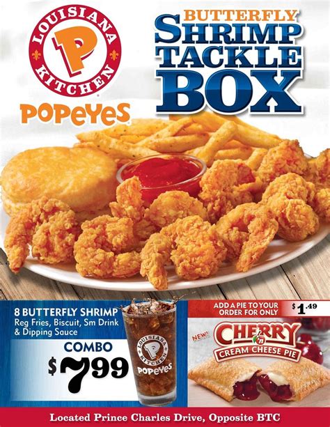 Popeyes Butterfly Shrimp Tackle Box logo