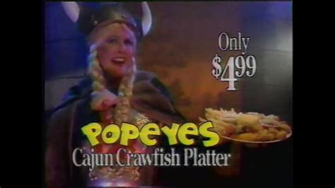 Popeyes Cajun Crawfish tv commercials