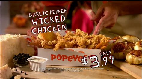 Popeyes Garlic Pepper Wicked Chickn TV commercial