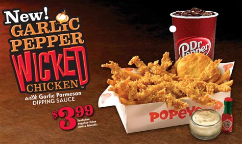 Popeyes Garlic Pepper Wicked Chick'n tv commercials