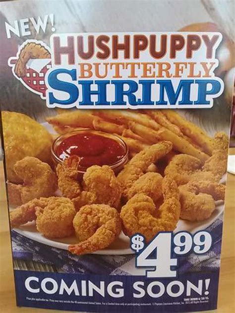 Popeyes Hushpuppy Butterfly Shrimp