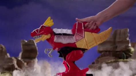 Power Rangers Dino Charge Rumble and Roar T-Rex Zord TV commercial - Spin Attack