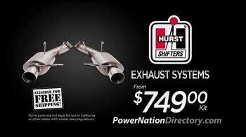 PowerNation Directory TV Spot, 'Edelbrock, Hurst Shifters and More'