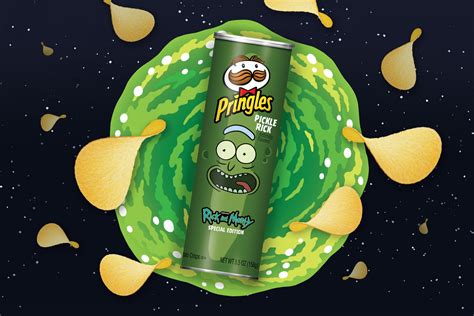 Pringles Pickle Rick tv commercials