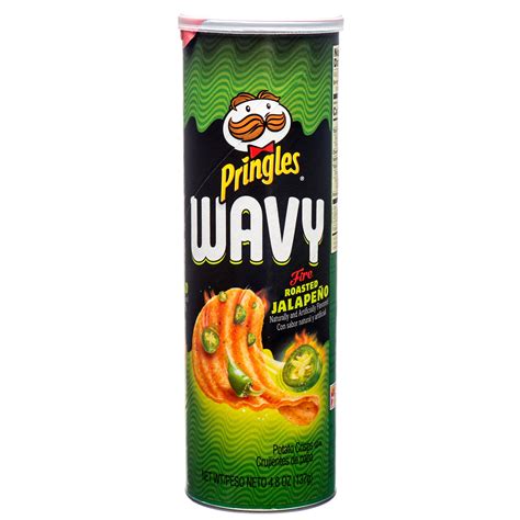 Pringles Wavy Fire Roasted Jalapeno logo