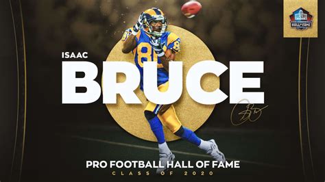 Pro Football Hall of Fame Isaac Bruce Class of 2020 Elected T-Shirt