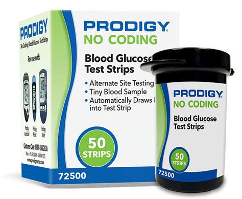 Prodigy Diabetes Care No Coding Test Strips logo