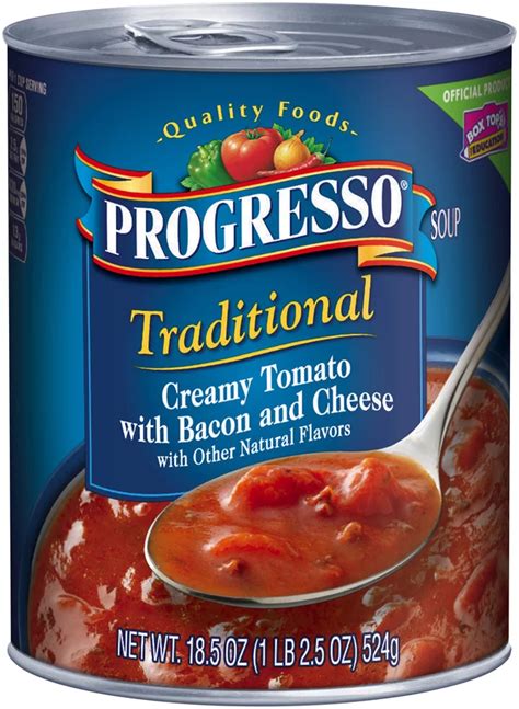 Progresso Soup Creamy Tomato with Bacon and Cheese tv commercials