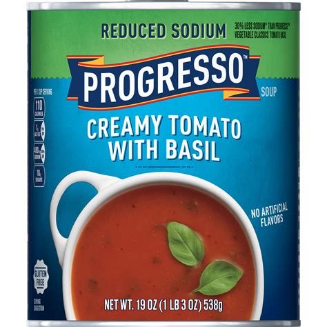 Progresso Soup Reduced Sodium Tomato Parmesan logo